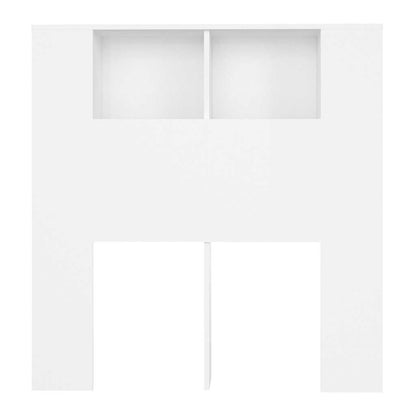 811907 vidaXL Headboard Cabinet White 100x18,5x102,5 cm