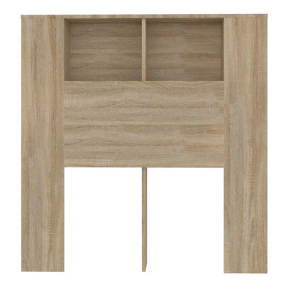 Headboard Cabinet | Sonoma oak | Engineered wood | Medium | Bed Headboard