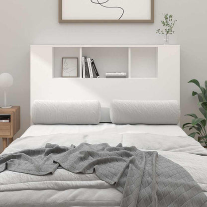 811916 vidaXL Headboard Cabinet White 120x18,5x102,5 cm