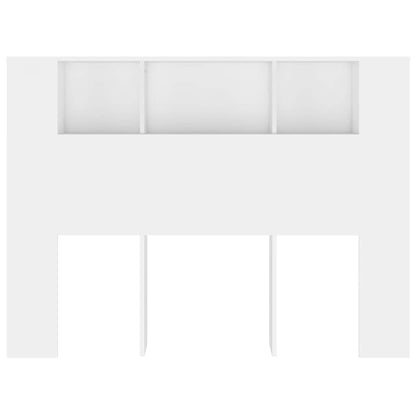 811925 vidaXL Headboard Cabinet White 140x18,5x104,5 cm