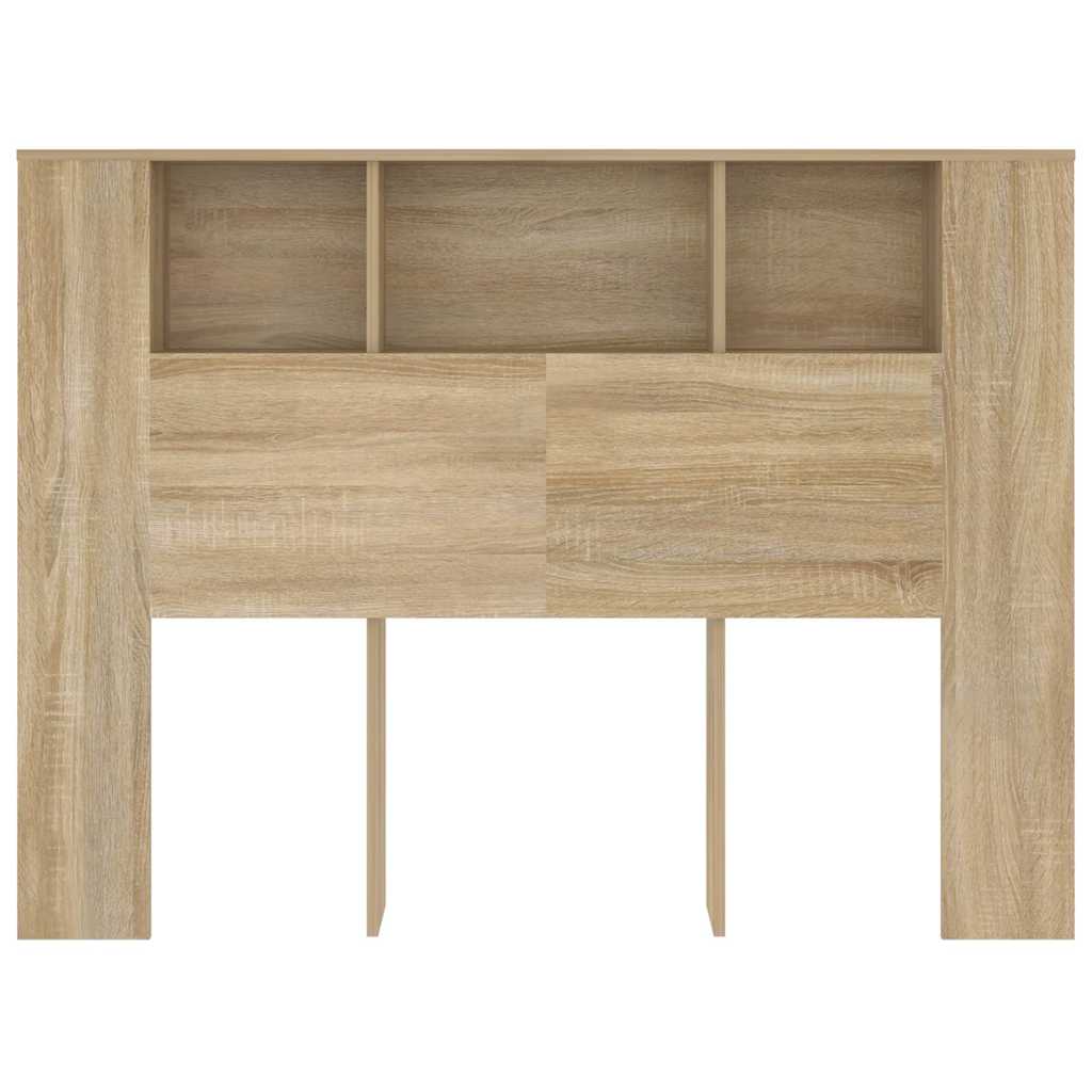 Headboard Cabinet Sonoma Oak 140x18,5x104,5 cm
