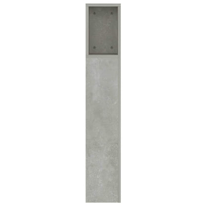 Headboard Cabinet Concrete Grey 160x18,5x104,5 cm