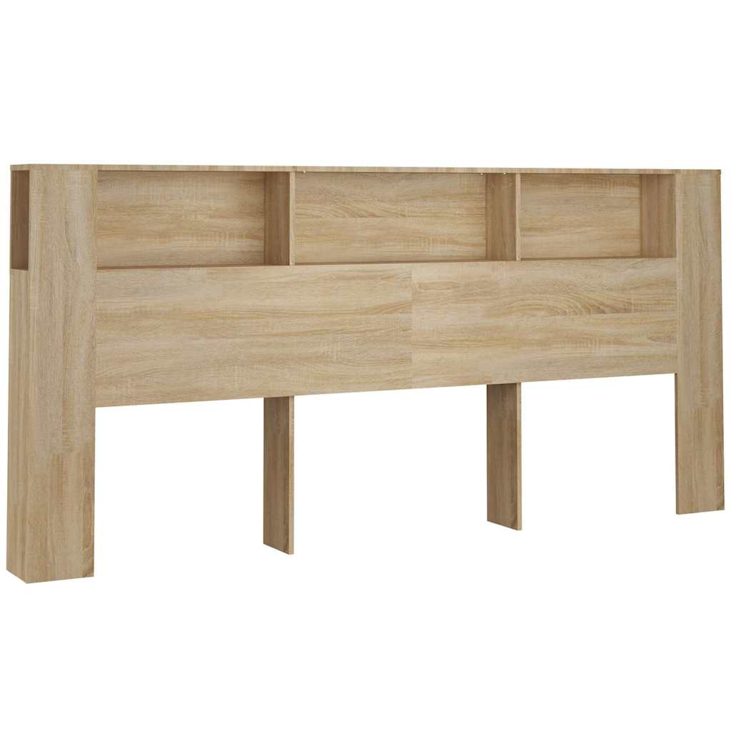 Headboard Cabinet Sonoma Oak 220x18,5x104,5 cm