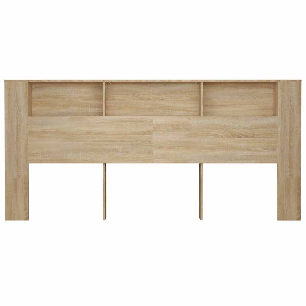 Headboard Cabinet Sonoma Oak 220x18,5x104,5 cm