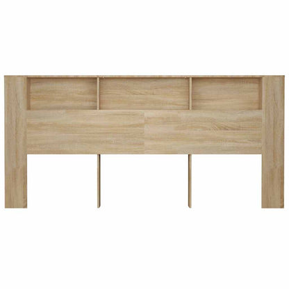 Headboard Cabinet Sonoma Oak 220x18,5x104,5 cm