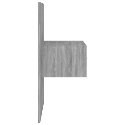 Wall-mounted Bedside Cabinets 2 pcs Grey Sonoma