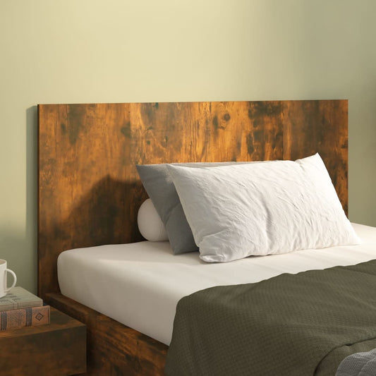 816970 vidaXL Bed Headboard Smoked Oak 120x1,5x80 cm Engineered Wood