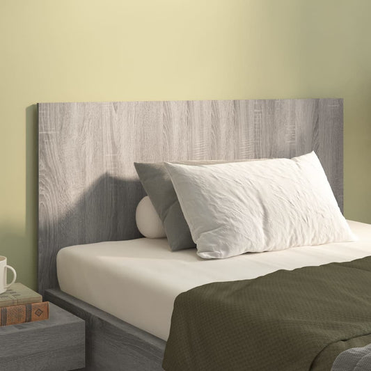 816971 vidaXL Bed Headboard Grey Sonoma 120x1,5x80 cm Engineered Wood