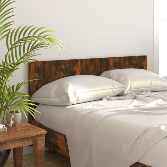 816973 vidaXL Bed Headboard Smoked Oak 160x1,5x80 cm Engineered Wood