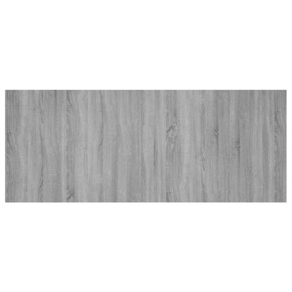 Bed Headboard Grey Sonoma 200x1.5x80 cm Engineered Wood