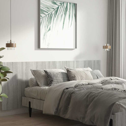 Wall Headboard | Grey Sonoma | Engineered Wood | Medium | Wall Headboard