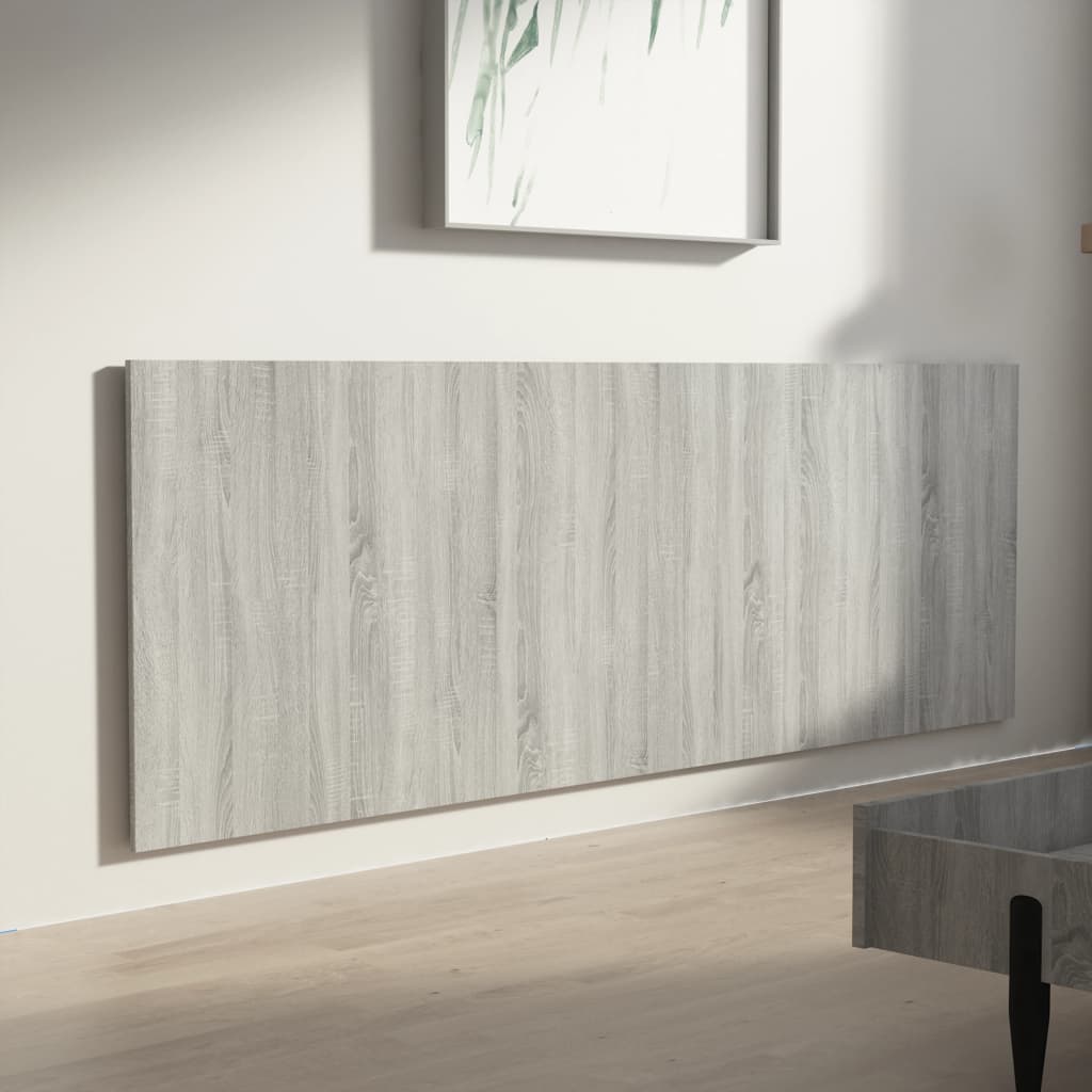 Wall Headboard | Grey Sonoma | Engineered Wood | Medium | Wall Headboard