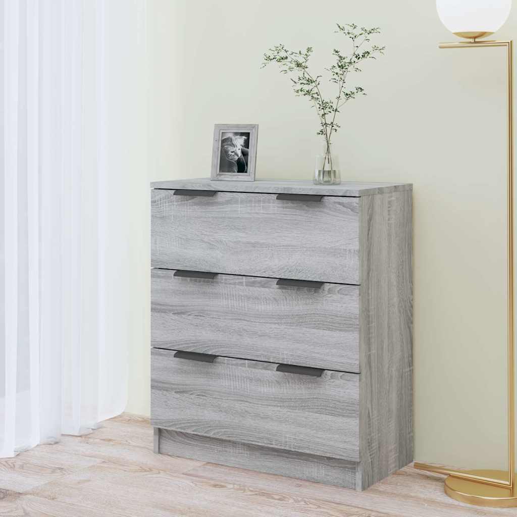 Sideboard Grey Sonoma 60x30x70 cm Engineered Wood