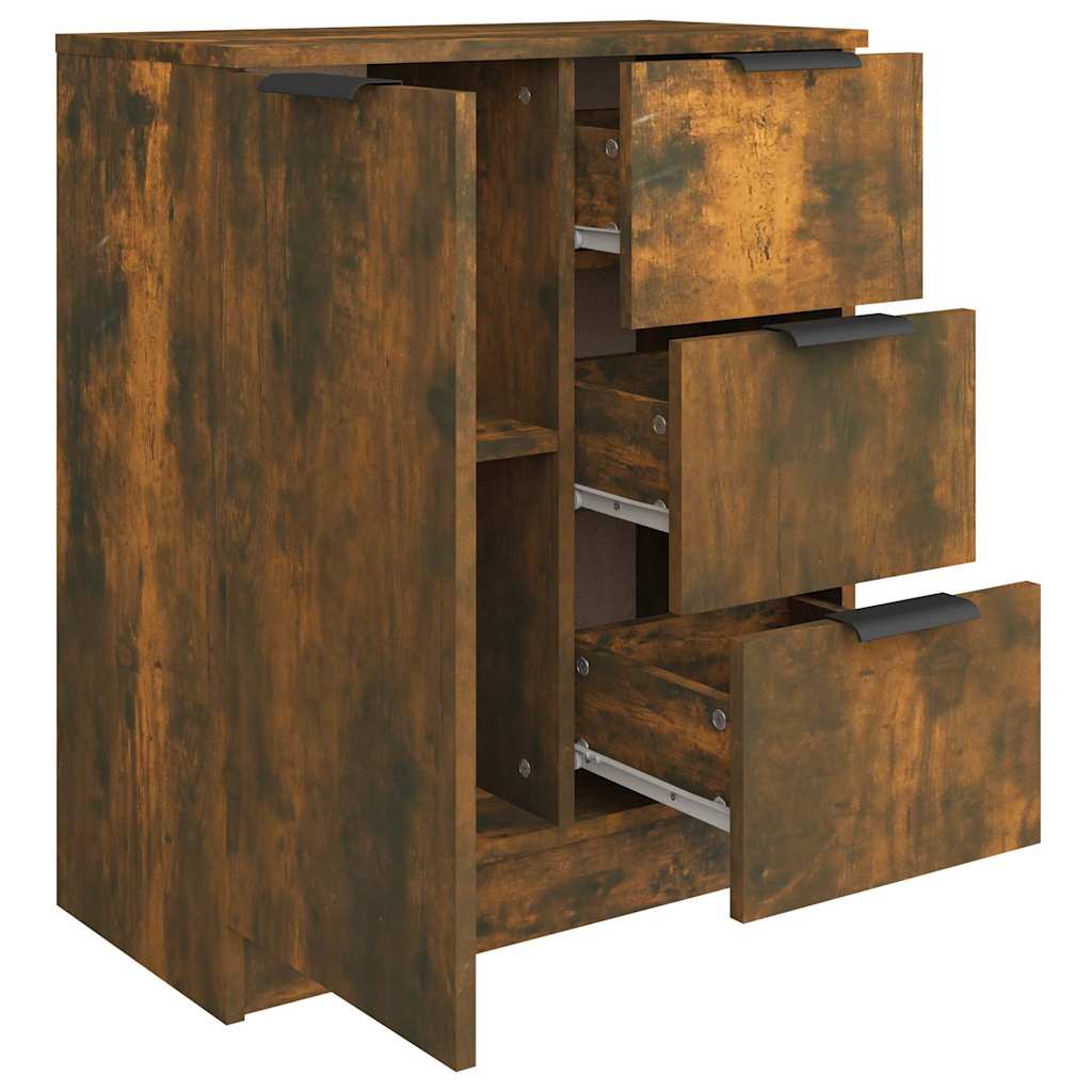 Sideboard Smoked Oak 60x30x70 cm Engineered Wood