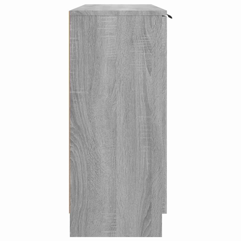 Sideboard Grey Sonoma 90,5x30x70 cm Engineered Wood