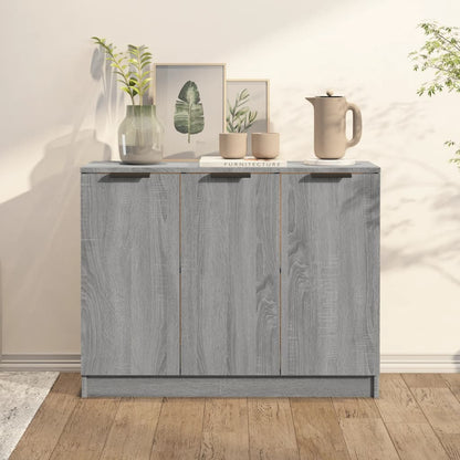 Sideboard Grey Sonoma 90,5x30x70 cm Engineered Wood