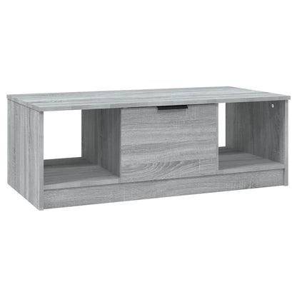 Coffee Table Grey Sonoma 102x50x36 cm Engineered Wood