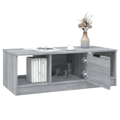 Coffee Table Grey Sonoma 102x50x36 cm Engineered Wood