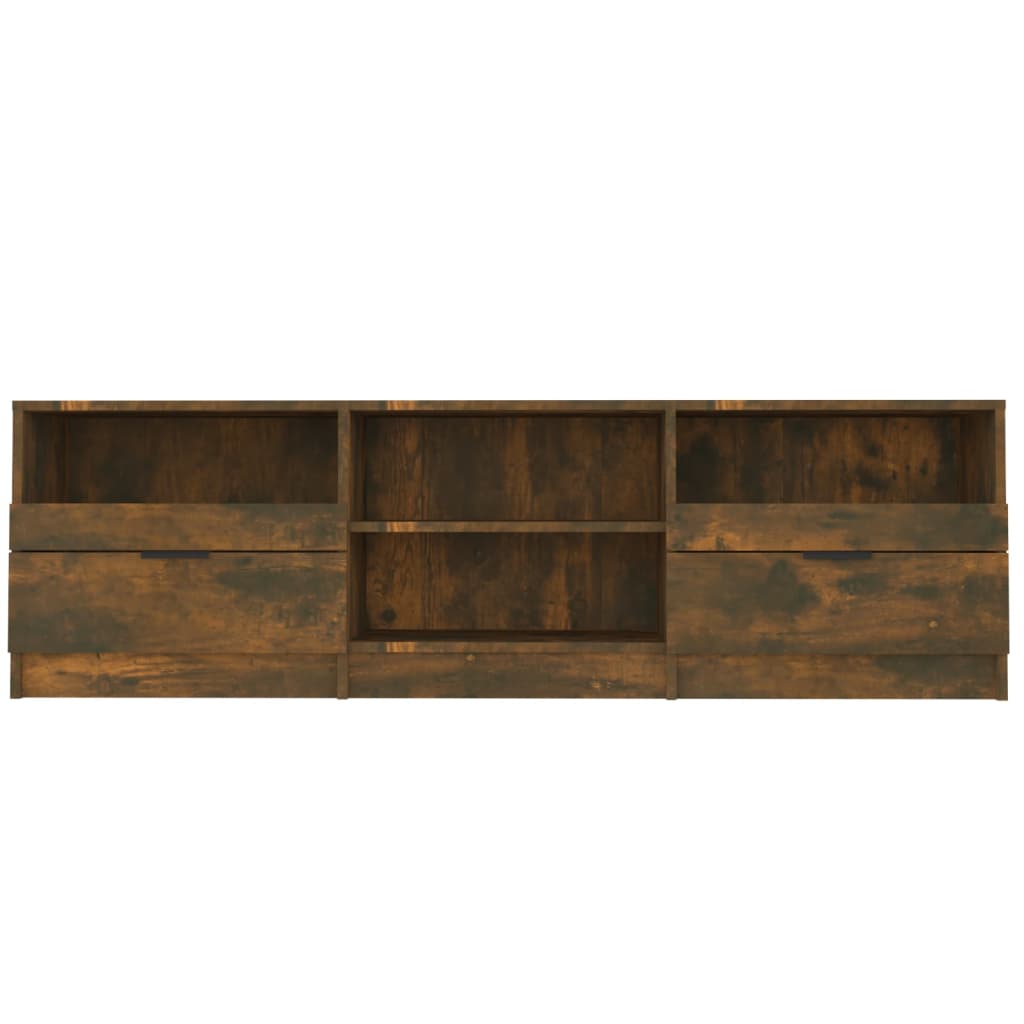 TV Cabinet | Smoked Oak | Engineered Wood | Large | TV Cabinet