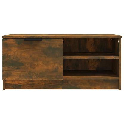2 Piece TV Cabinet Set Smoked Oak 80x35x36,5 cm Engineered Wood