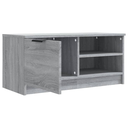 2 Piece TV Cabinet Set Grey Sonoma 80x35x36,5 cm Engineered Wood