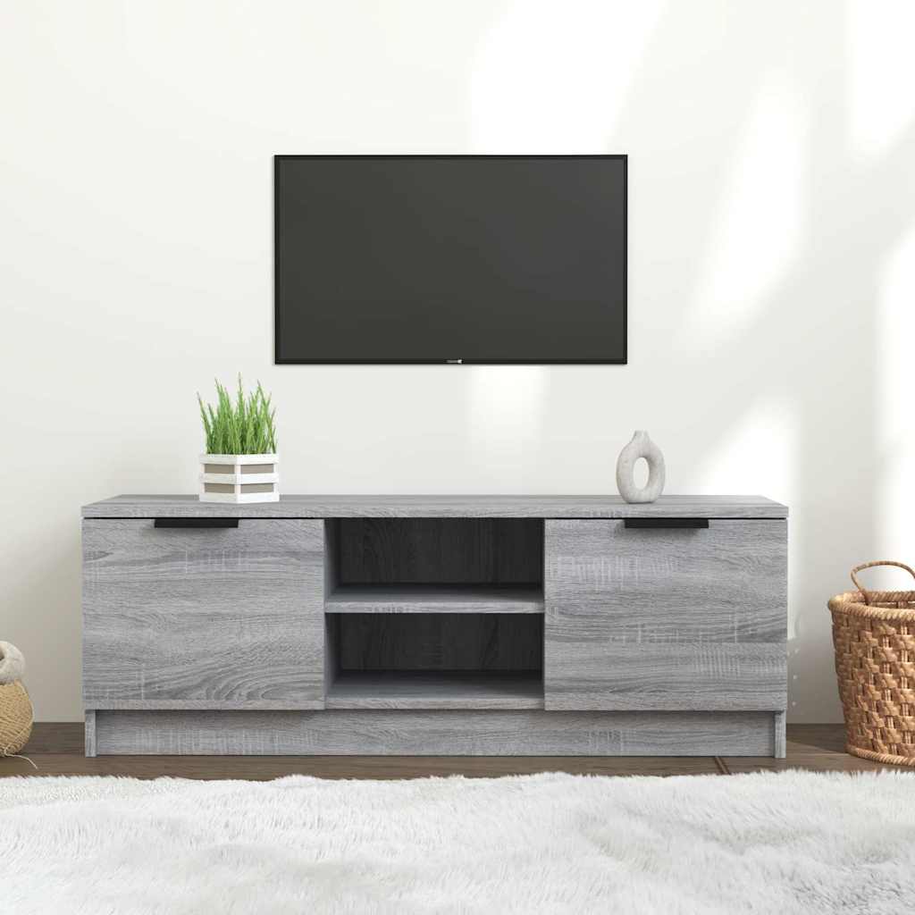 TV Cabinet Grey Sonoma 102x35x36,5 cm Engineered Wood