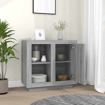 817238 vidaXL Sideboard Grey Sonoma 80x40x75 cm