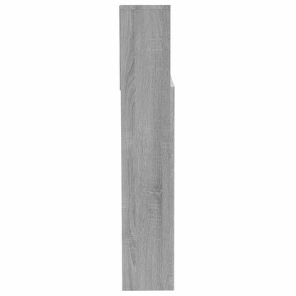 817259 vidaXL Headboard Cabinet Grey Sonoma 200x19x103,5 cm