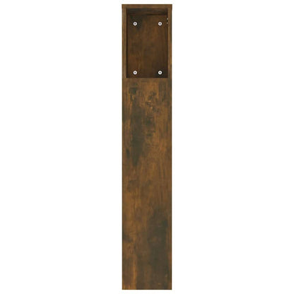 Headboard Cabinet Smoked Oak 180x18,5x104,5 cm