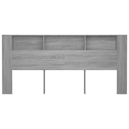 Headboard Cabinet Grey Sonoma 220x18,5x104,5 cm