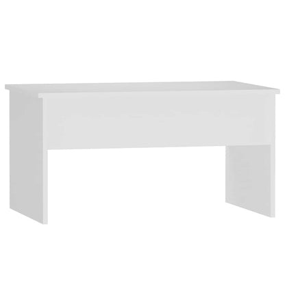 809638 vidaXL Coffee Table White 80x50,5x41,5 cm Engineered Wood