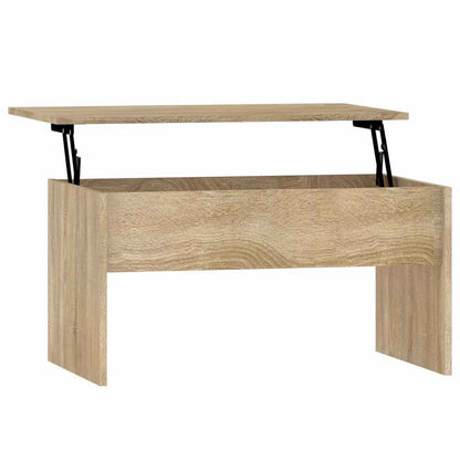 Coffee Table Sonoma Oak 80x50,5x41,5 cm Engineered Wood