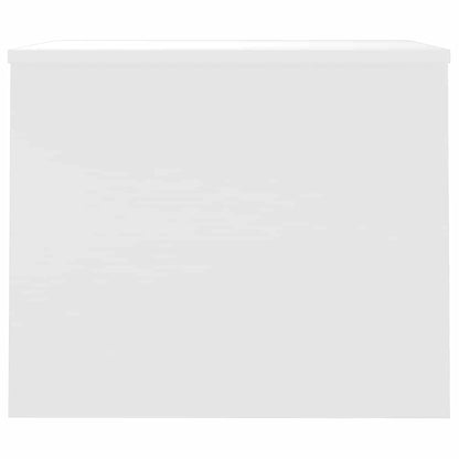 Coffee Table High Gloss White 80x50.5x41.5 cm Engineered Wood