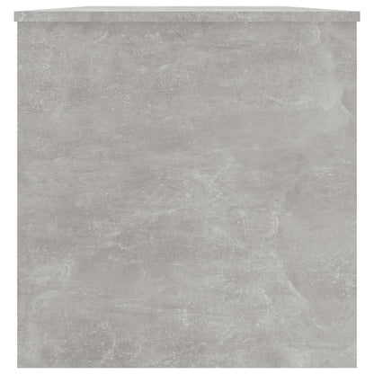 Coffee Table Concrete Grey 102x50x52.5 cm Engineered Wood