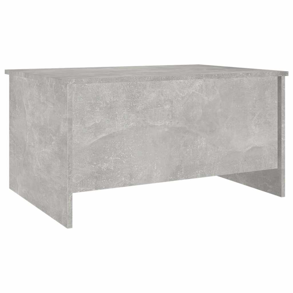 Coffee Table Concrete Grey 80x55,5x41,5 cm Engineered Wood