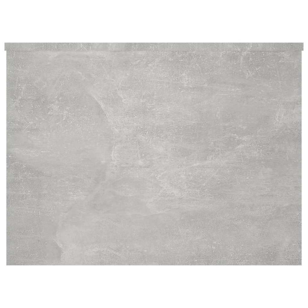Coffee Table Concrete Grey 80x55,5x41,5 cm Engineered Wood