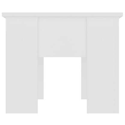 Coffee Table White 79x49x41 cm Engineered Wood