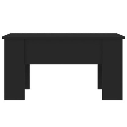 Coffee Table Black 79x49x41 cm Engineered Wood
