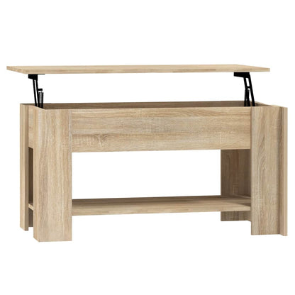 Coffee Table Sonoma Oak 101x49x52 cm Engineered Wood