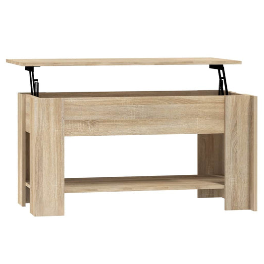 Coffee Table Sonoma Oak 101x49x52 cm Engineered Wood
