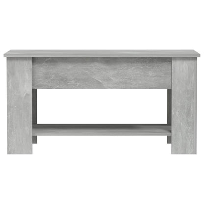 Coffee Table Concrete Grey 101x49x52 cm Engineered Wood