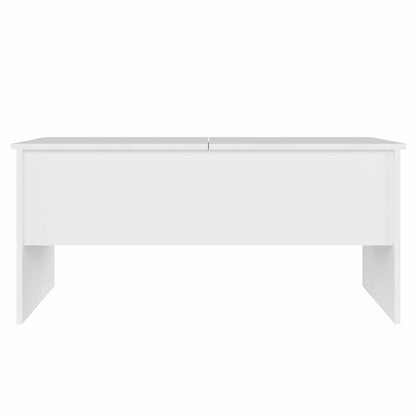 809719 vidaXL Coffee Table White 102x50,5x46,5 cm Engineered Wood