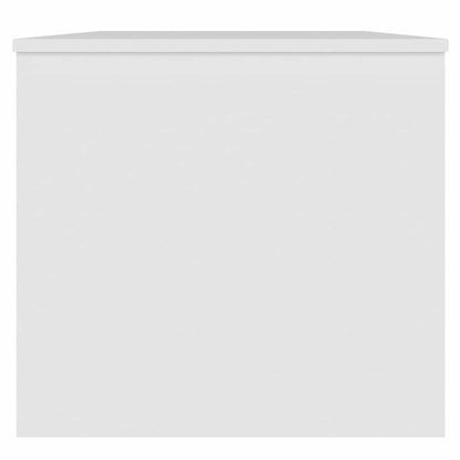 Coffee Table White 102x50.5x46.5 cm Engineered Wood