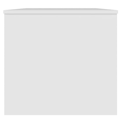 809719 vidaXL Coffee Table White 102x50,5x46,5 cm Engineered Wood