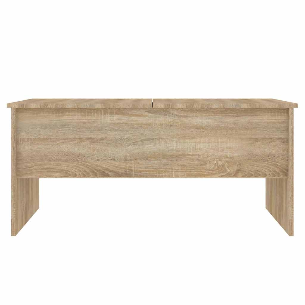 Coffee Table Sonoma Oak 102x50,5x46,5 cm Engineered Wood