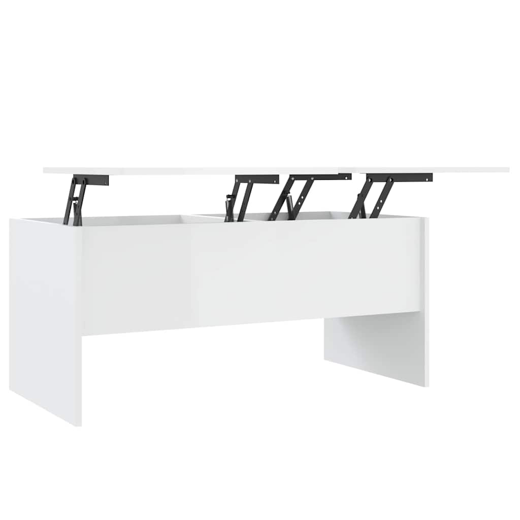 Coffee Table | High gloss white | Engineered wood | Medium | Coffee Table