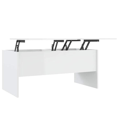 Coffee Table | High gloss white | Engineered wood | Medium | Coffee Table