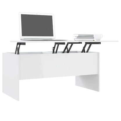 Coffee Table | High gloss white | Engineered wood | Medium | Coffee Table