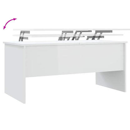 Coffee Table | High gloss white | Engineered wood | Medium | Coffee Table