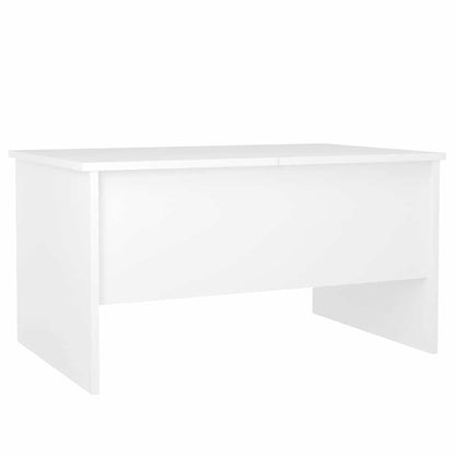 Coffee Table White 80x50x42,5 cm Engineered Wood